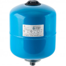 Stout STW-0001-000008 Мембранный расширительный бак (гидроаккумулятор вертикальный) для систем водоснабжения 8 л. (цвет синий)