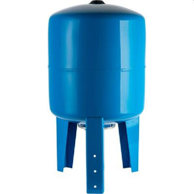 Stout STW-0002-000500 Мембранный расширительный бак (гидроаккумулятор вертикальный) для систем водоснабжения 500 л. (цвет синий)