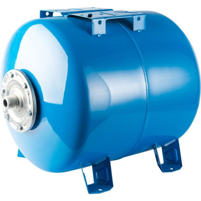 Stout STW-0003-000200 Мембранный расширительный бак (гидроаккумулятор горизонтальный) для систем водоснабжения 200 л. (цвет синий)