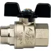 Stout SVB-0004-000020 Кран шаровой ВР/НР, ручка бабочка 3/4"