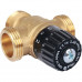 Stout SVM-0125-236525 Термостатический смесительный клапан для систем отопления и ГВС 1"  НР 30-65°С KV 2,3, центральное смешивание