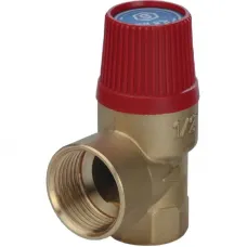 Stout SVS-0001-002515 Клапан предохранительный 25 x 1/2" SVH для систем отопления (красная крышка)