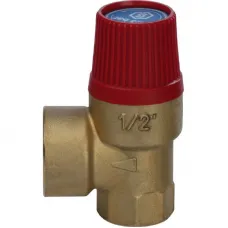 Stout SVS-0001-002515 Клапан предохранительный 25 x 1/2" SVH для систем отопления (красная крышка)