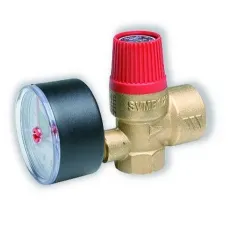Stout SVS-0002-003015 Клапан предохранительный 30 x 1/2" SVM с манометром