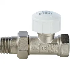 Stout SVT 0001 000015 Клапан термостатический, прямой 1/2"