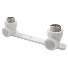Комплект настенный для смесителя с наружной резьбой 20х1/2" (20/5) Valfex PRO белый 10123020-PRO