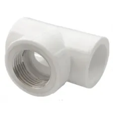 Тройник комбинированный с внутренней резьбой 32х3/4"х32 (30/10) Valfex PRO белый 10127132-PRO