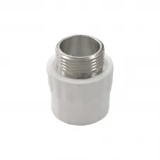 Муфта комбинированная переходная, наружная резьба 20 x 1/2" (150/30) Valfex PRO белая 10130020-PRO