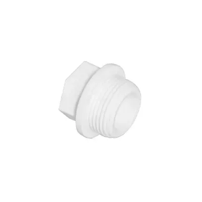 Заглушка полипропиленовая резьбовая 25х3/4 (900/150) Valfex PRO белая 10163025-PRO